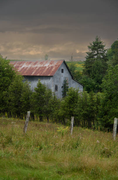 istock Old barn on a farm in the countryside 1415612838