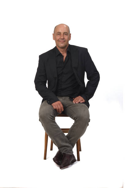 istock full portrait of a man on white background 1415622125
