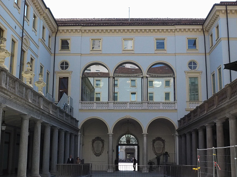 TURIN, ITALY - CIRCA AUGUST 2022: Intesa San Paolo Gallerie d Italia museum