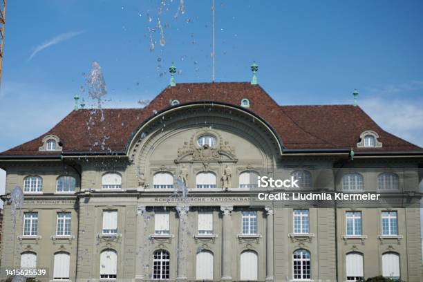 The Bundesplatz Is The Government Plaza In Bern De Facto The Capital City Of Switzerland It Is Situated In The Old City Of Bern The Medieval City Center Of Bern Stock Photo - Download Image Now