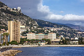 Monaco and Monte Carlo principality seafront.