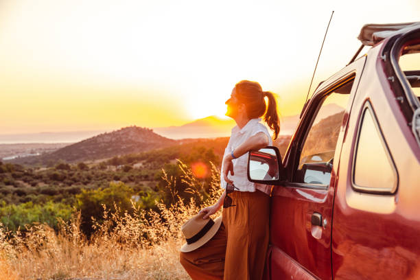 istock Enjoying the nature on a road trip 1415636662