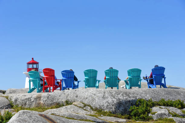 istock Seating available to view Peggy's Cove, Nova Scotia 1415638679