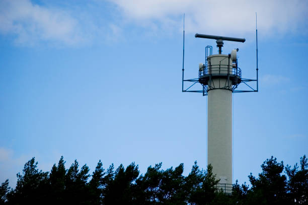 Coastal radar in Poland Baltic Sea. Safety of maritime transport. Monitoring of shipping