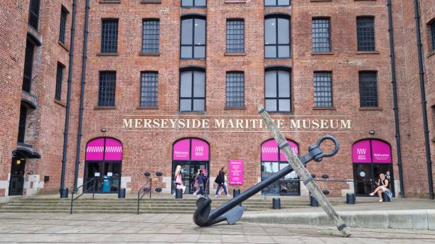 museo marittimo del merseyside - merseyside foto e immagini stock