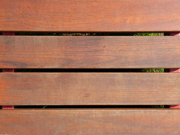 istock Wood background texture. Close view of wooden plank wall. Natural pattern, copy space. 1415657161
