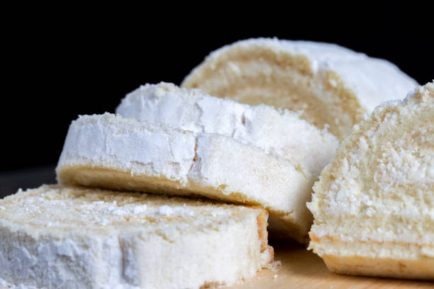 istock sliced dessert with cottage cheese cream 1415657713