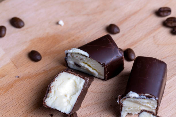 istock Chilled cottage cheese with sugar in chocolate 1415657785