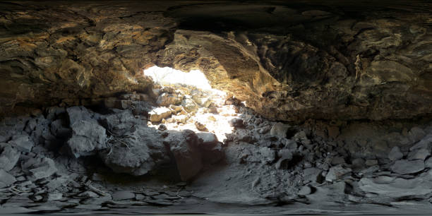 Soft beams of light filter through the natural openings of the Cave and Basin National Historic Site in Banff, illuminating the stunning mineral formations. The interplay of light and shadow creates a mystical atmosphere, highlighting the textures of the ancient rock. This enchanting space invites visitors to reflect on its unique geological history and the natural beauty of the Canadian Rockies.