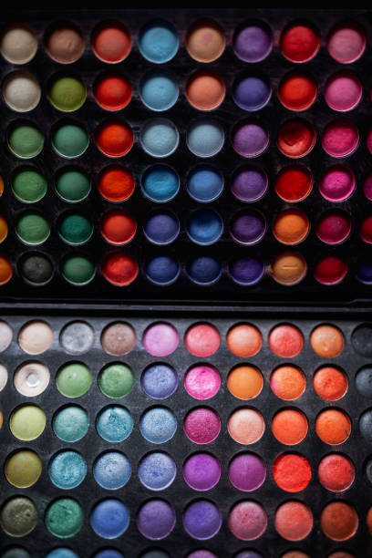 istock Set of multicolored watercolor dots 1415669414