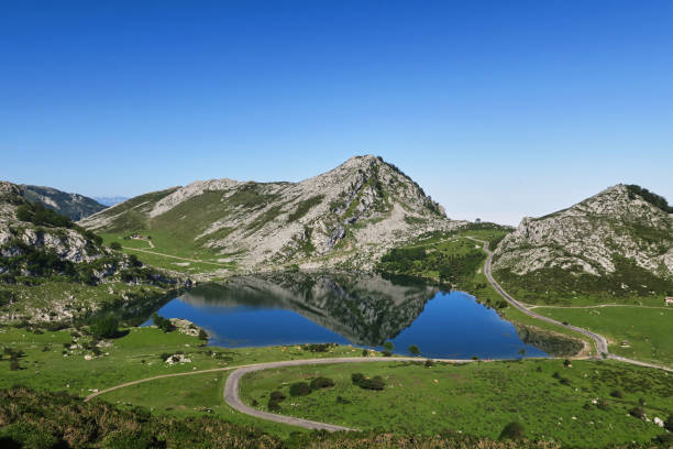 istock Mountains by Covadonga lakes in Asturias 1415674566