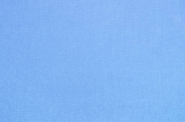 istock Close-up texture of natural weave cloth. Zenith blue fabric background. 1415689503