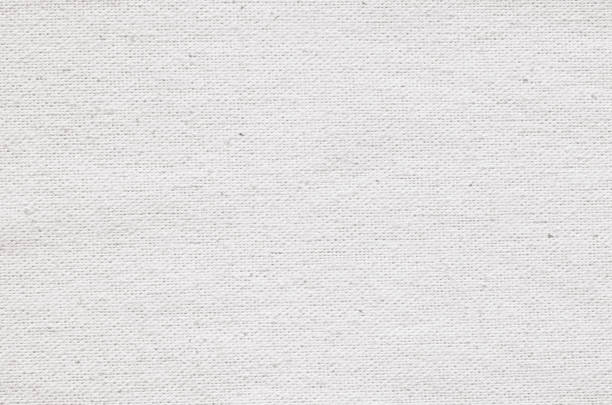 istock Close-up texture of natural weave cloth. White fabric background. 1415689512