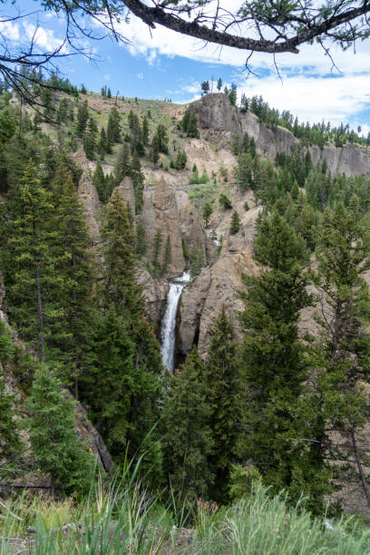istock Tower Falls waterfall in Yellowstone National Park Wyoming 1415690247