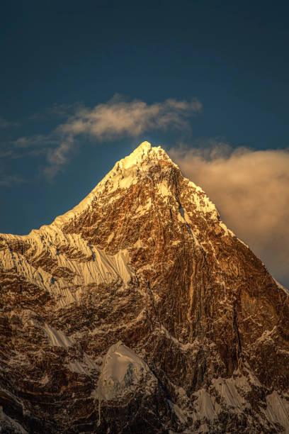 istock Himalayan mountain peaks in the sunset glow 1415692989