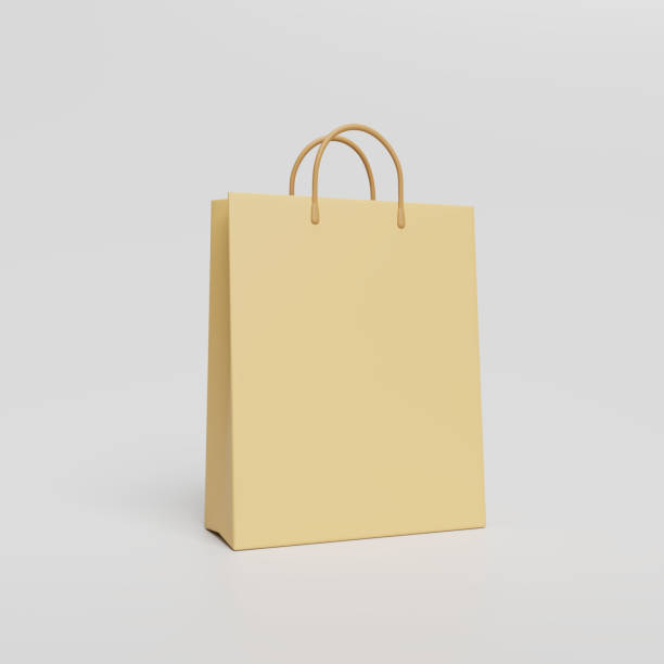 istock light brown paper bag isolated on white background 1415693082