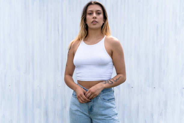 istock Confident Maori woman portrait. 1415700398