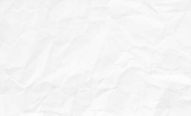 ilustrações de stock, clip art, desenhos animados e ícones de empty blank white coloured grunge crumpled crushed paper horizontal vector backgrounds with folds, wrinkles and creases all over - textura