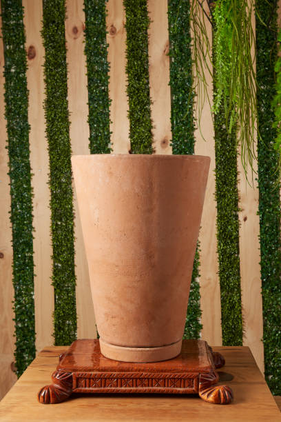 istock earthenware pot for plants on a wooden table 1415710515