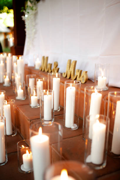 istock White candles background = burning our fo focus fire 1415710709