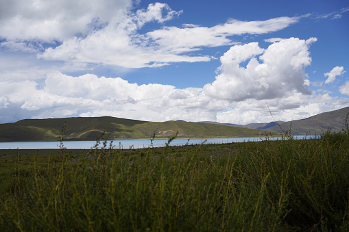 Lake scenery in Tibet, China