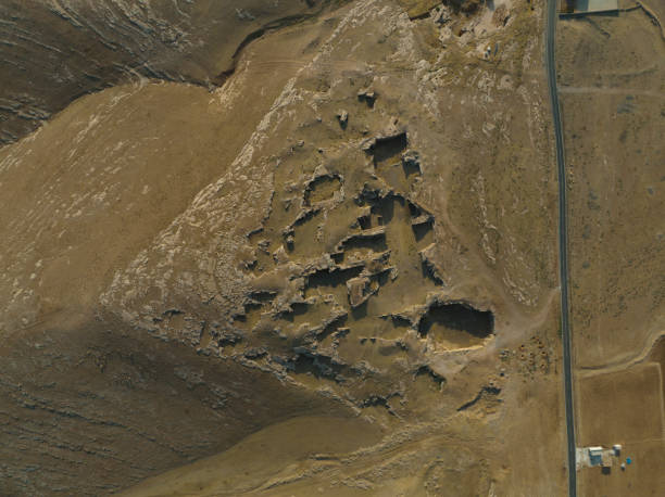 istock Dara Ancient City Drone Photo, Dara Mardin, Turkey 1415713733