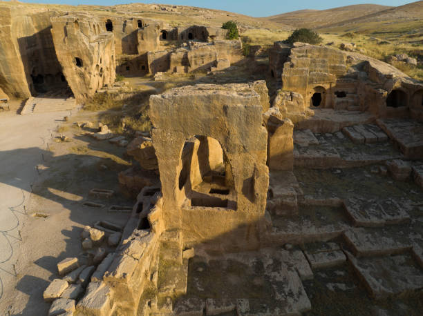 istock Dara Ancient City Drone Photo, Dara Mardin, Turkey 1415714024