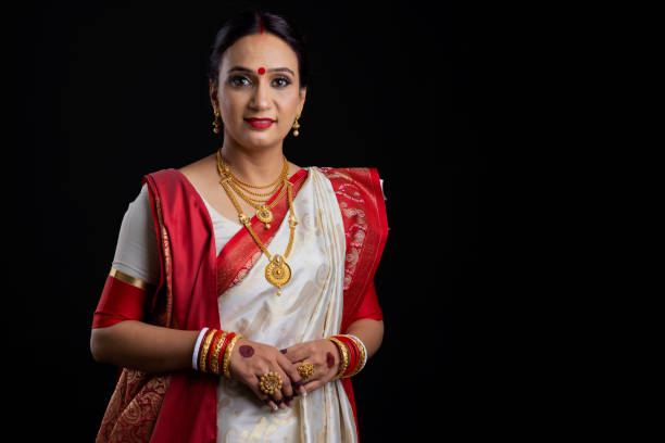 istock Portrait of a Bengali woman smiling 1415714830