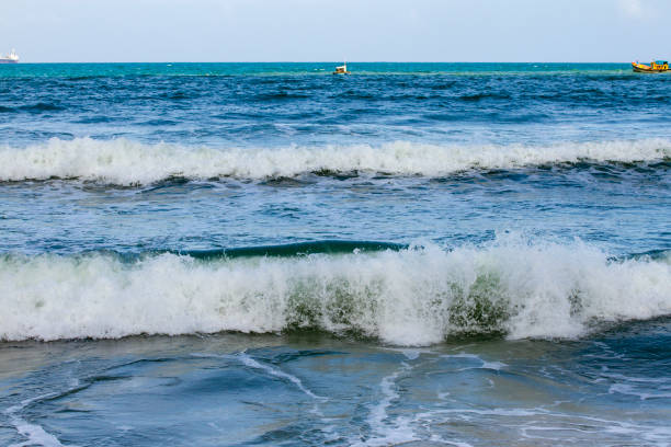 istock Seascape With Waves Crashing On Ocean 1415722293