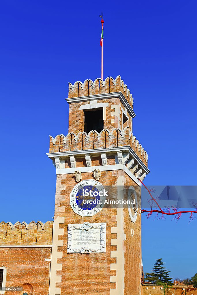 Gran torre de Arsenal de venecia, Italia - Foto de stock de Aire libre libre de derechos