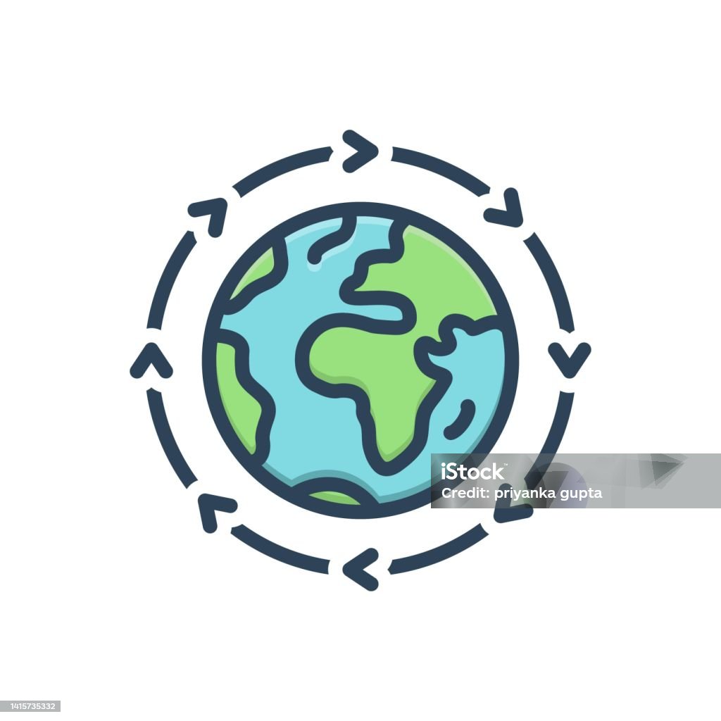 Continually Icon Continually Worldwide Stock Illustration - Download Image Now - Global ...