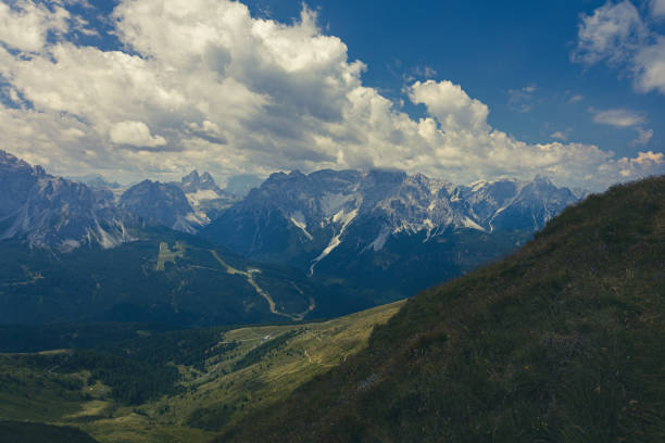 Sunny day in the Dolomiti of Sesto, Trentino Alto-Adige, Italy
