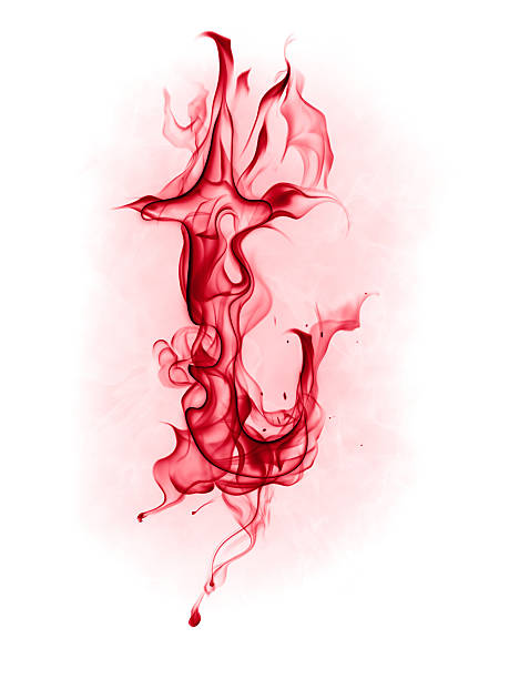 Bloody Letter Stock Photo - Download Image Now - Alphabet, Blood