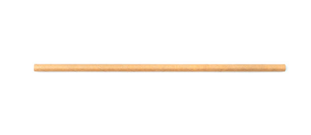 istock Brown Paper Drink Straws 1415748741
