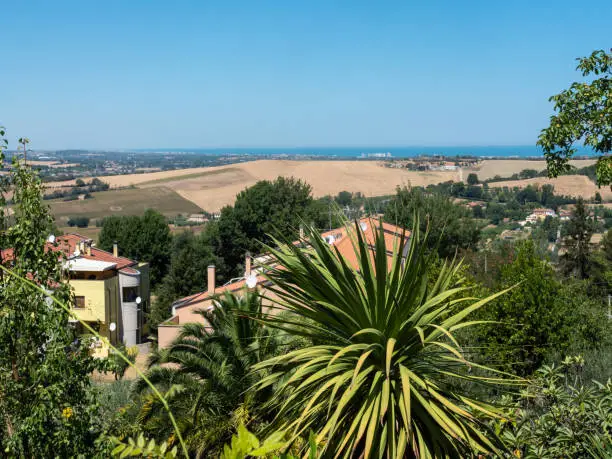 view of Tavullia in italy