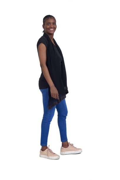 istock woman standing  on white background 1415753110