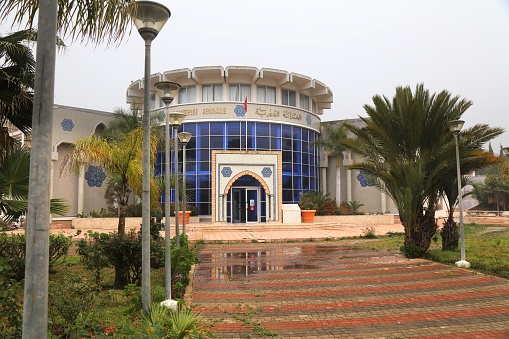 Regional libreary in Safi, Morocco. Safi is a major Moroccan city on the Atlantic coast.