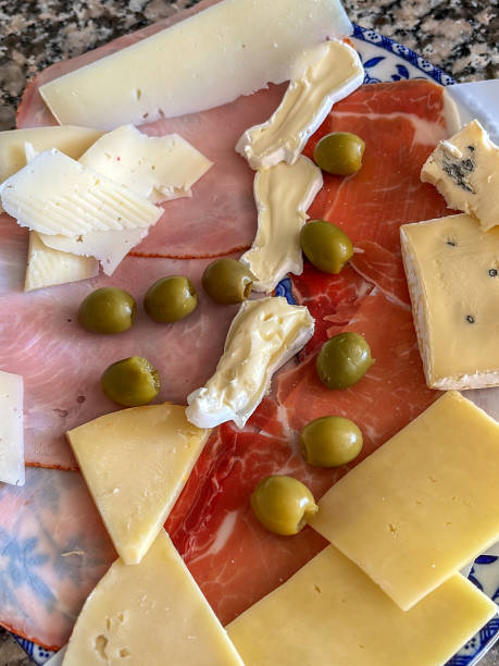 istock Cured meats and cheese platter 1415761339