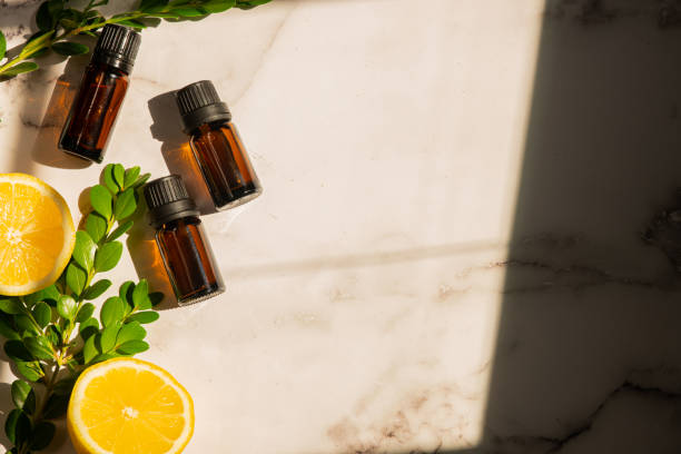istock Essential oil and lemons 1415768489