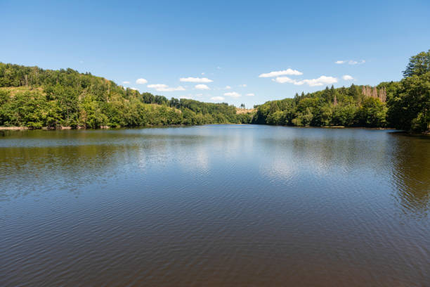 Idyllic and tranquil scene near La Goutte Gehan in Servance, France.