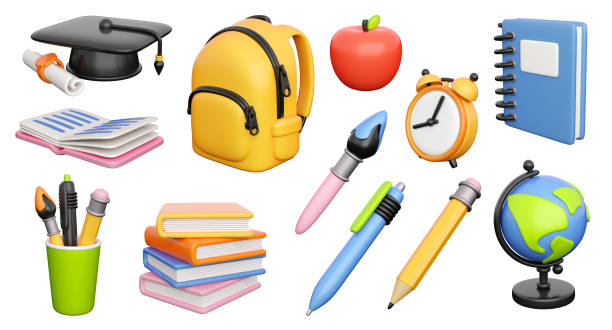 istock Icons set for back to school, learning and onlline education banners. 1415769970