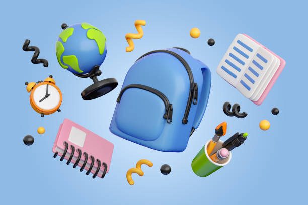 istock Concept of back to school, learning and onlline education banners. 1415770087