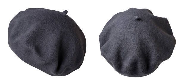 istock Beret isolated on white background. hat female beret 1415778331