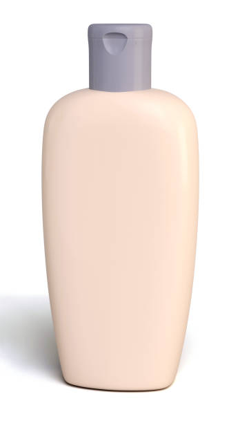 istock 3d rendering, bottles for shampoo, hair conditioner, shower gel on a white background. 1415779047