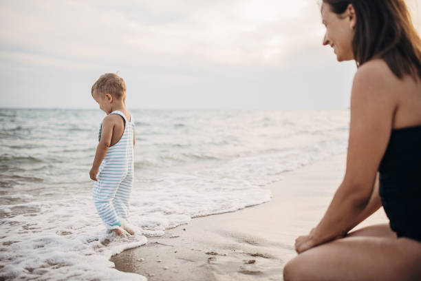 istock Mother and son on vacation 1415785044