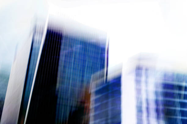 istock Financial District Buildings with Blurred Motion 1415798103
