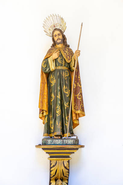 Figure or statue on a white background by S.Judas Tadeu