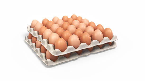 istock Eggs Brown Clipping path in Carton 1415812130