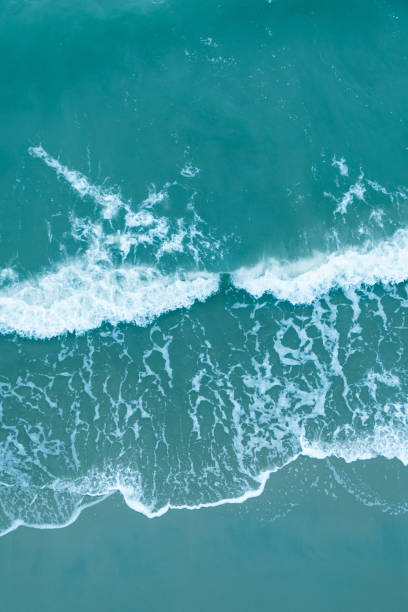 istock View of the ocean with waves from a high point from top to bottom 1415814003