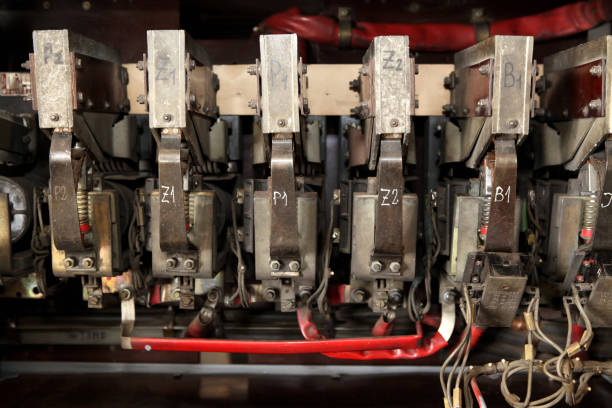 istock The high-voltage switch, high voltage element of the cell, an electrical isolator. 1415815463